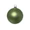 Whitehurst 6 Pack 4" Matte Glass Ball Christmas Ornaments